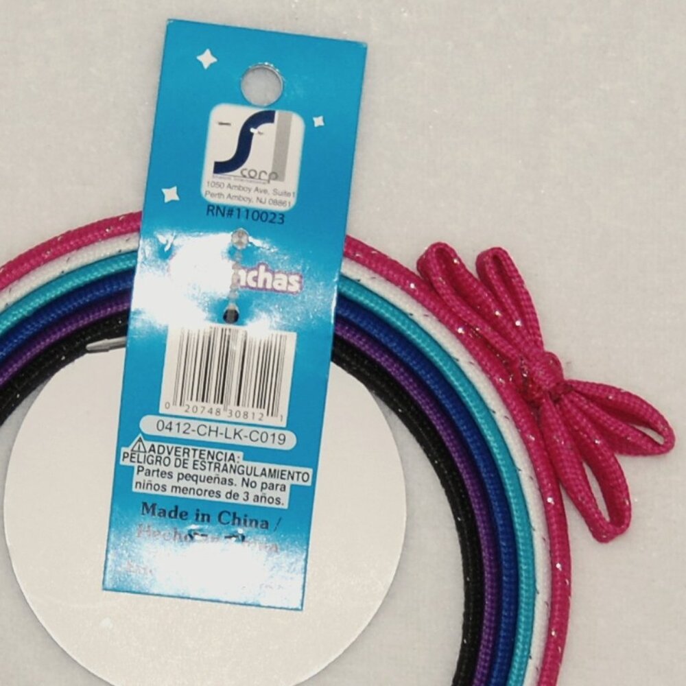 NWT Bejeweled 6-Pack Headbands, Girls Age 3 & Up - Picture 2 of 6